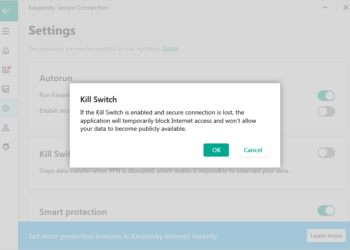 Η τελευταία έκδοση του Kaspersky VPN Secure Connection διασφαλίζει το απόρρητο των χρηστών