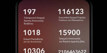 H HONOR γνωστοποιεί και στηρίζει 6 Γραμμές Υποστήριξης!